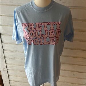 Light Blue Graphic T-Shirt